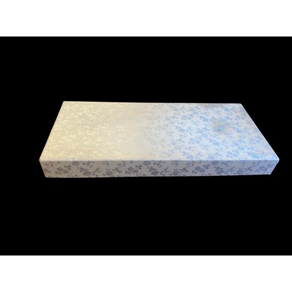 Vintage Vanity Set Hairbrush Brush Comb Mirror Blue Floral 1950s Childrens Girls - Picture 16 of 16